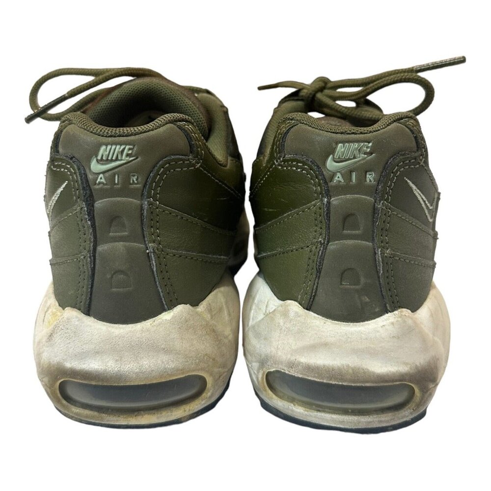 Nike Air Max 95 Olive Green Athletic Shoes - Picture 8 of 16
